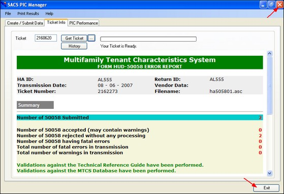 SACS Web Application